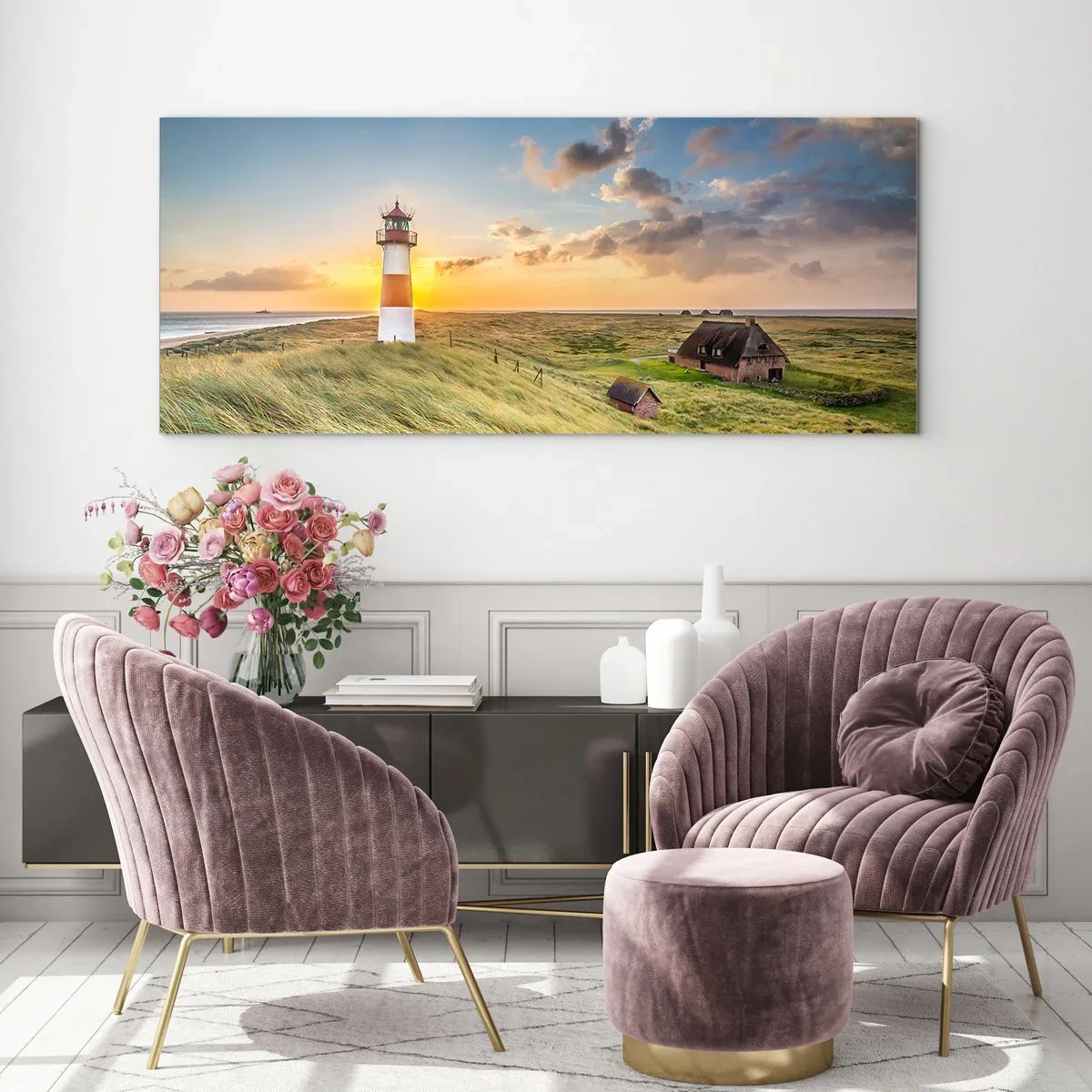 Glass picture - Between Waves - 100x40 cm