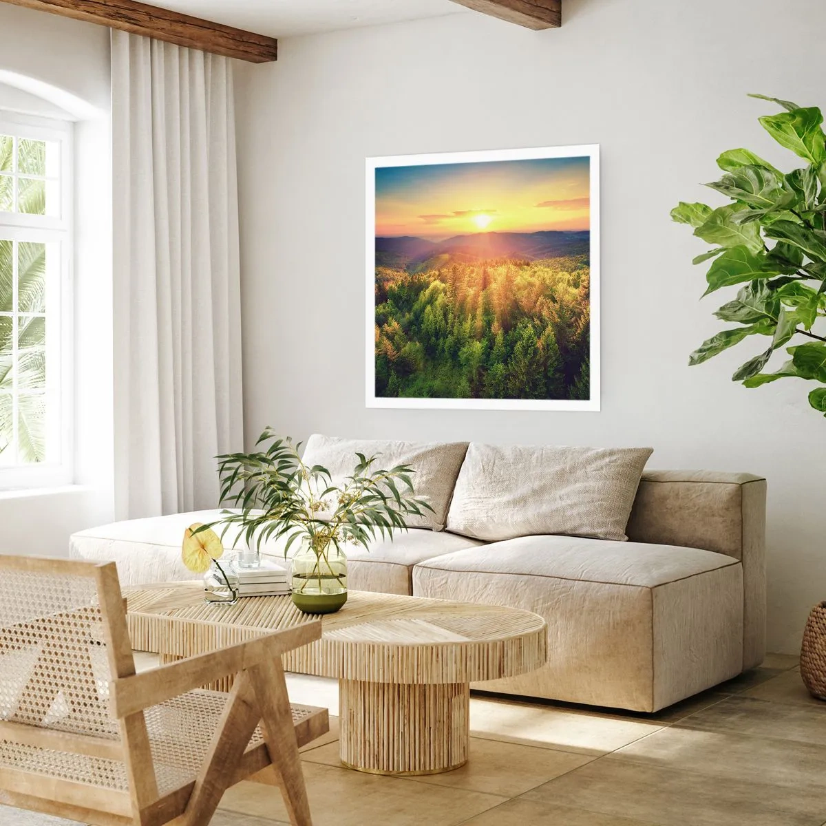 Poster - Peaks and Summits - 60x60 cm