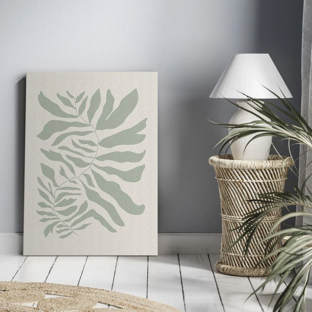 Canvas picture - Emerald Branch - 80x120 cm