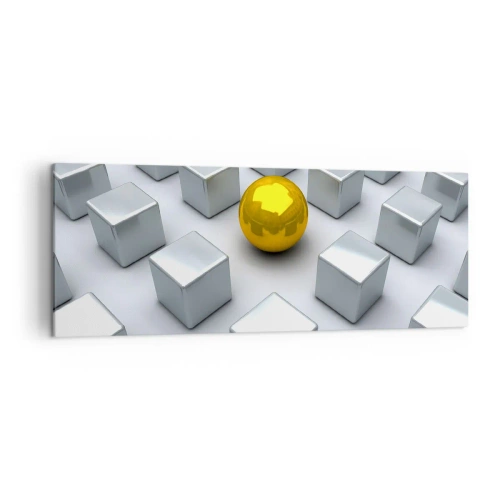 Canvas picture - Why Me? Geometric Composition. - 140x50 cm