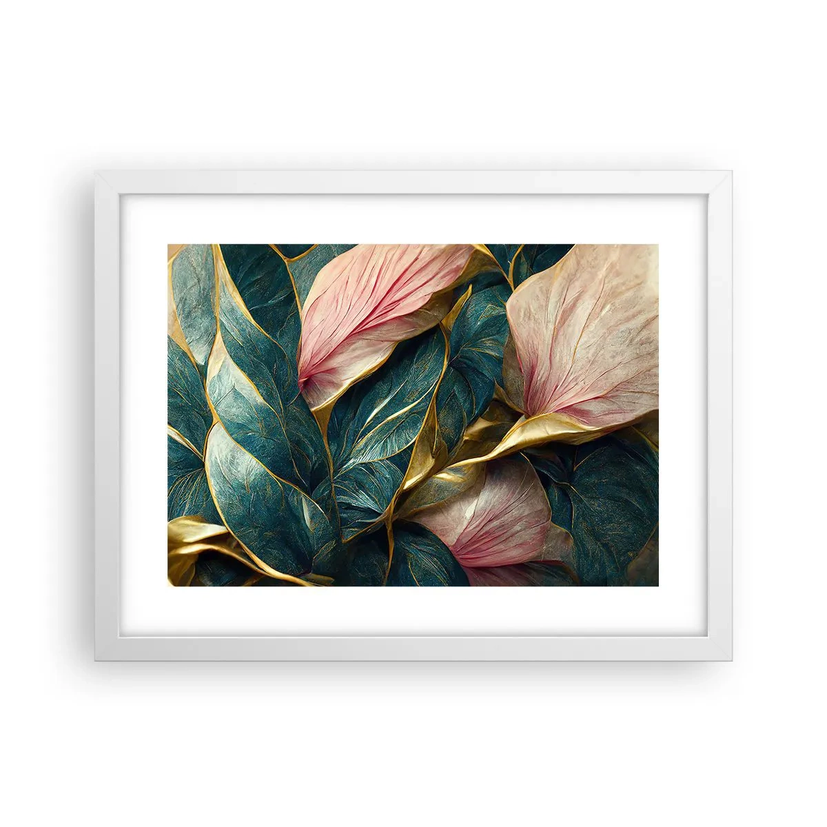 Poster in white frmae - Natural Elegance and Style - 40x30 cm