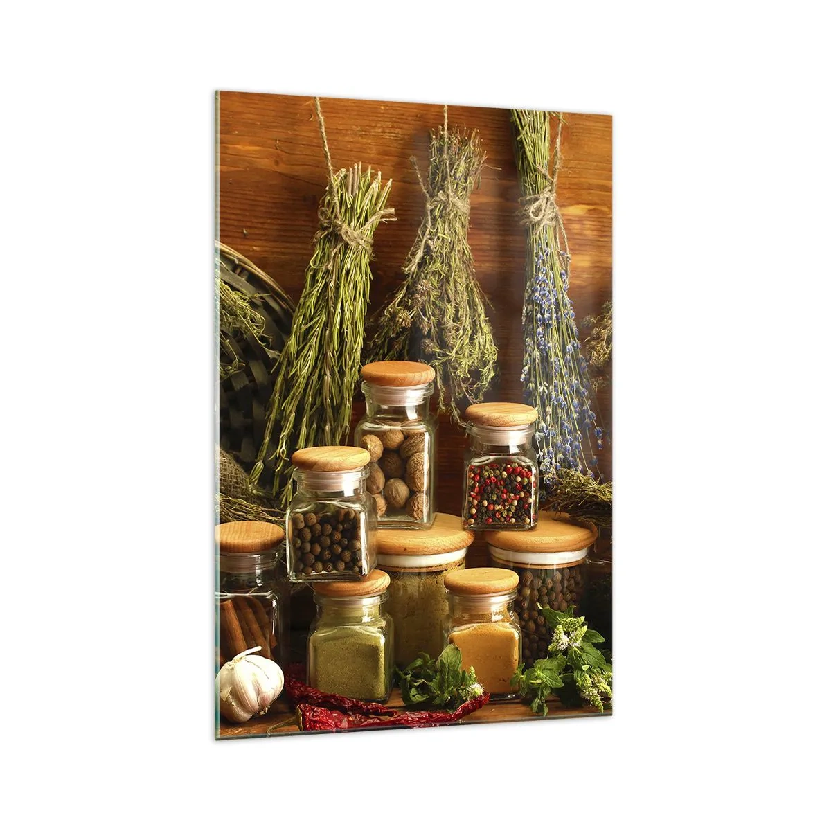 Glass picture - Kitchen Magic - 70x100 cm