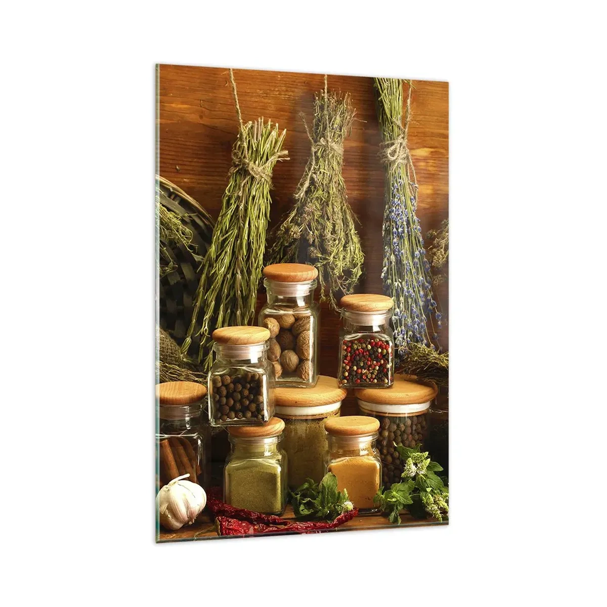 Glass picture - Kitchen Magic - 80x120 cm