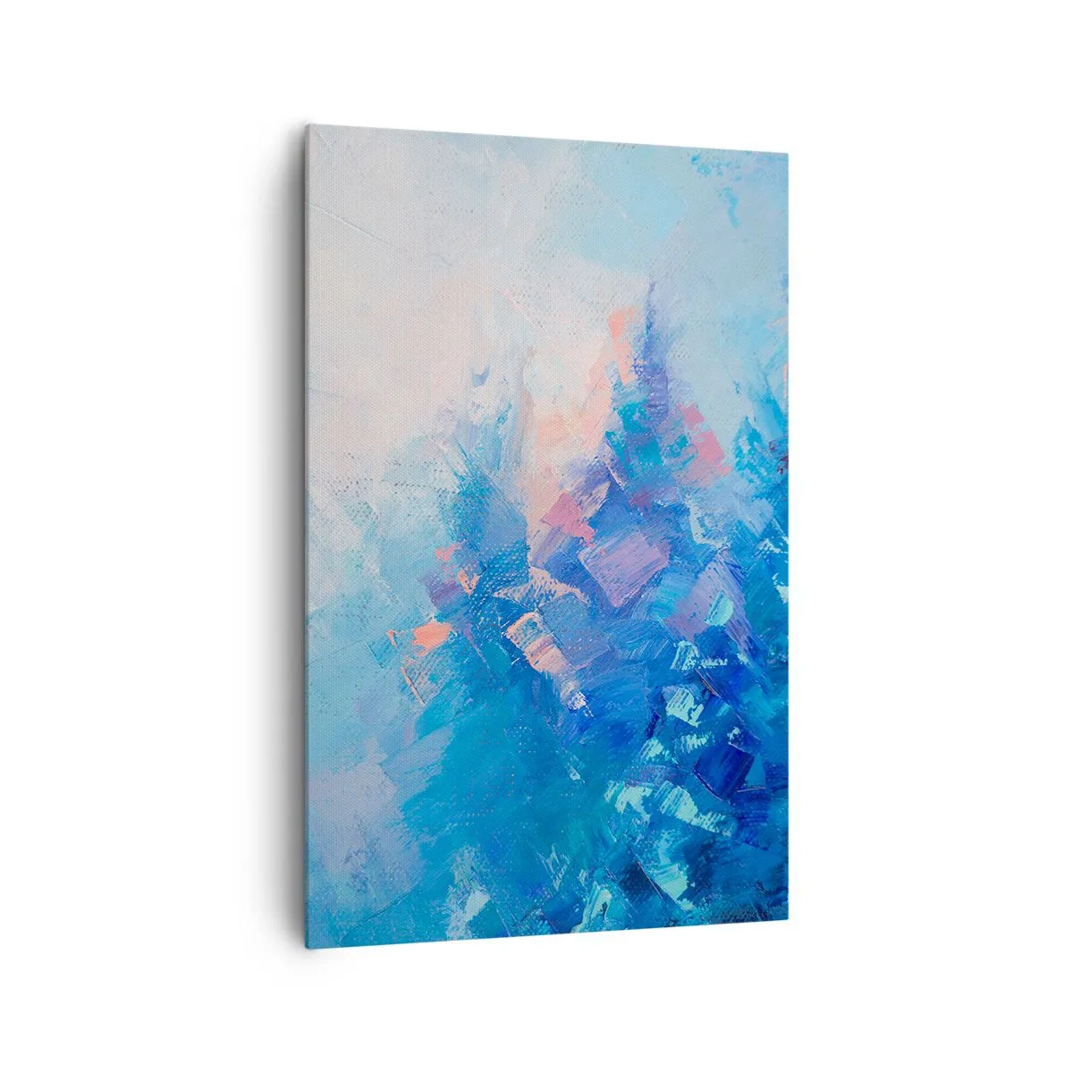 Canvas picture - Winter Abstract - 80x120 cm