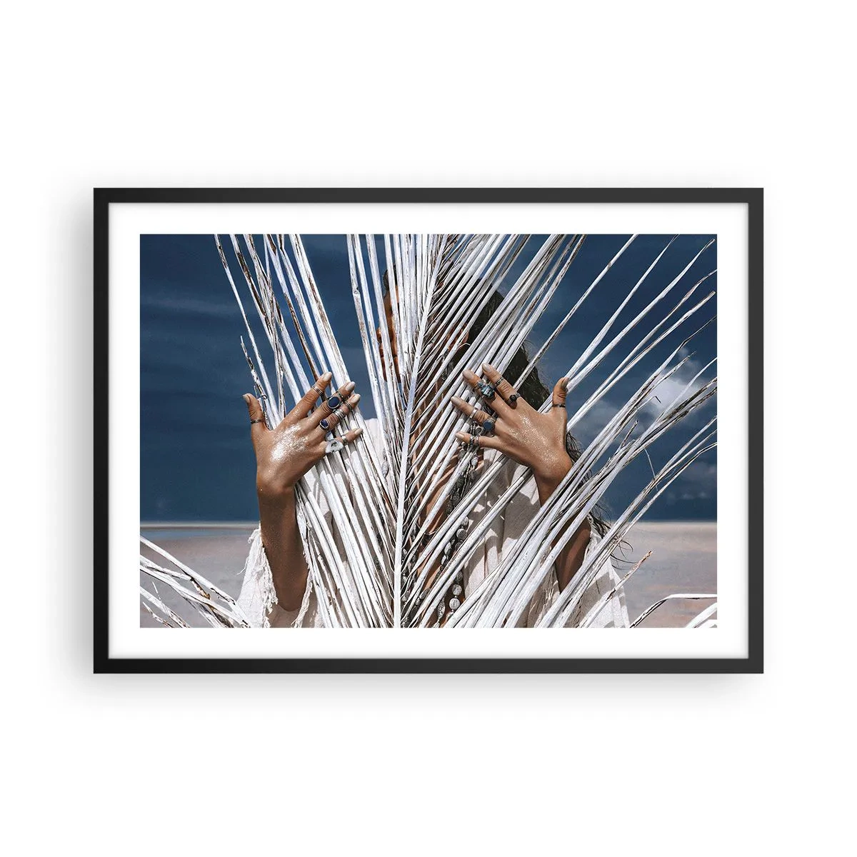 Poster in black frame - Shaman's Girlfriend? - 70x50 cm