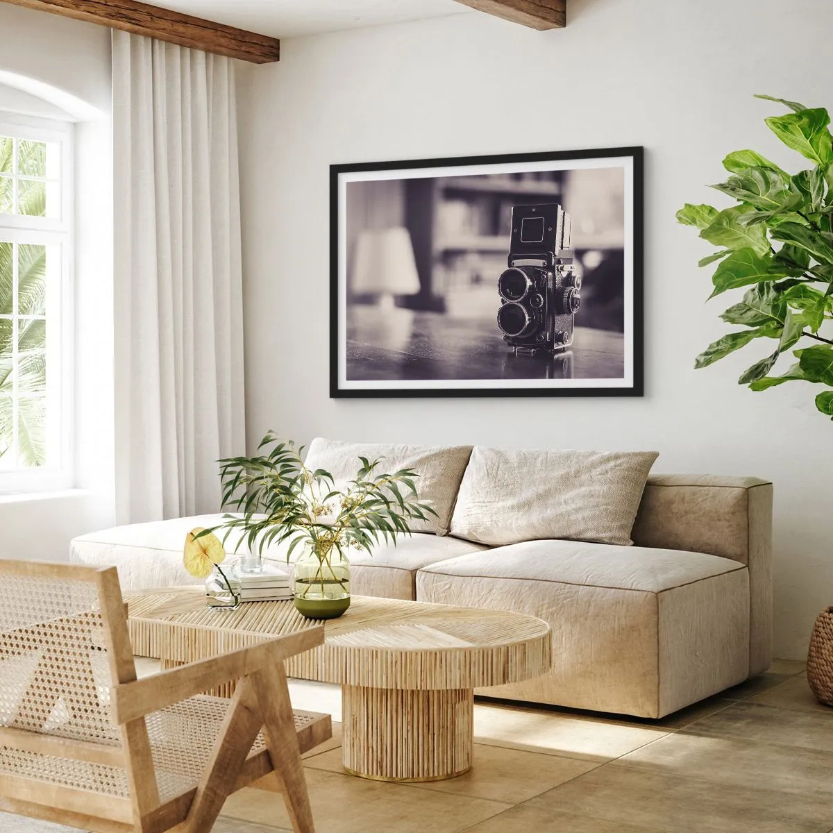 Poster in black frame - Magic of the Old Photograph - 70x50 cm