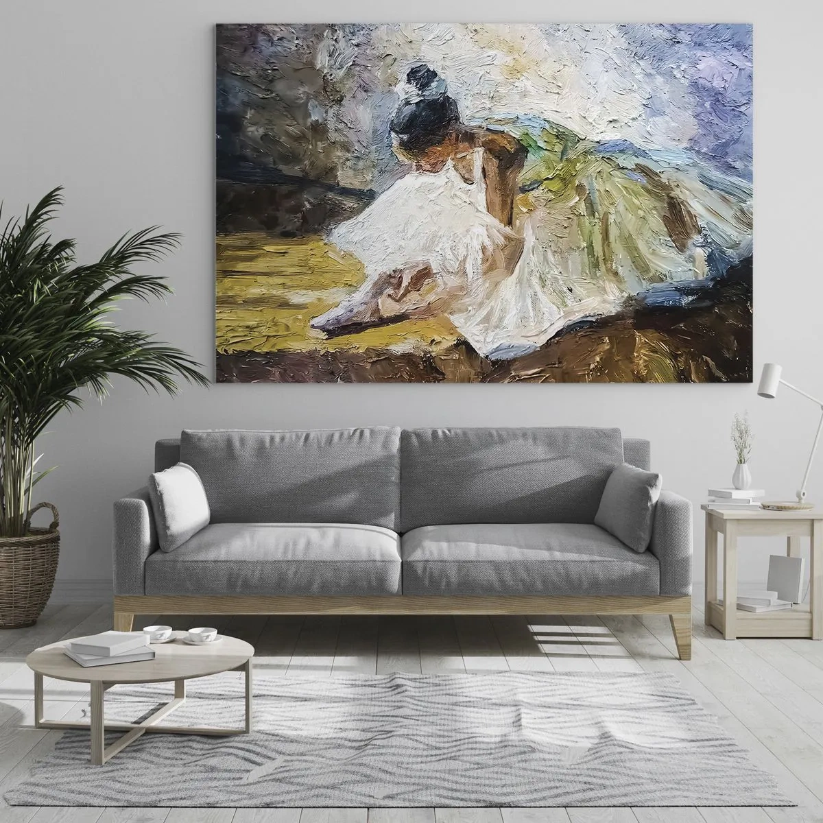 Glass picture - From Degas' Painting - 100x70 cm