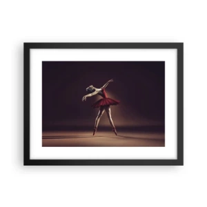 Poster in black frame - Prima Ballerina - 40x30 cm