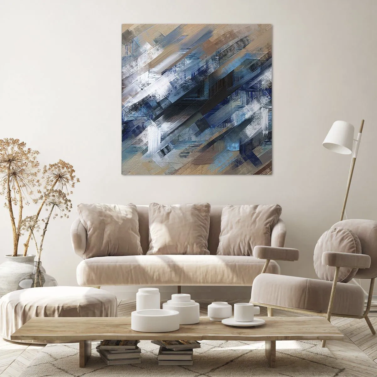 Canvas picture - On the Blue Slant - 60x60 cm