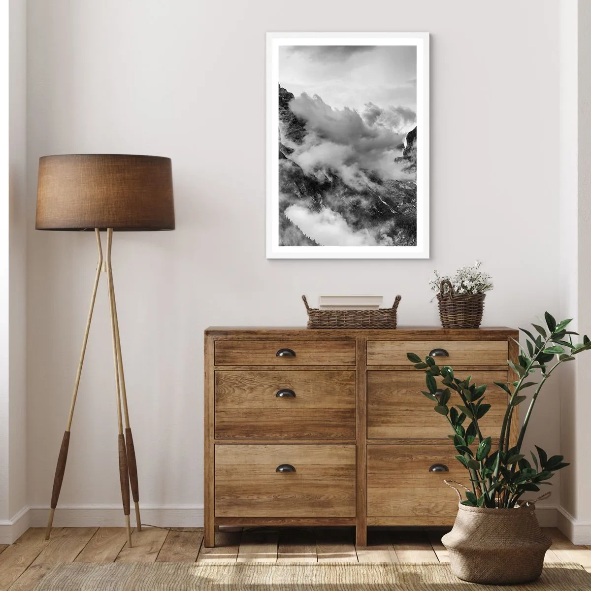 Poster in white frmae - Beautiful and Cruel - 50x70 cm