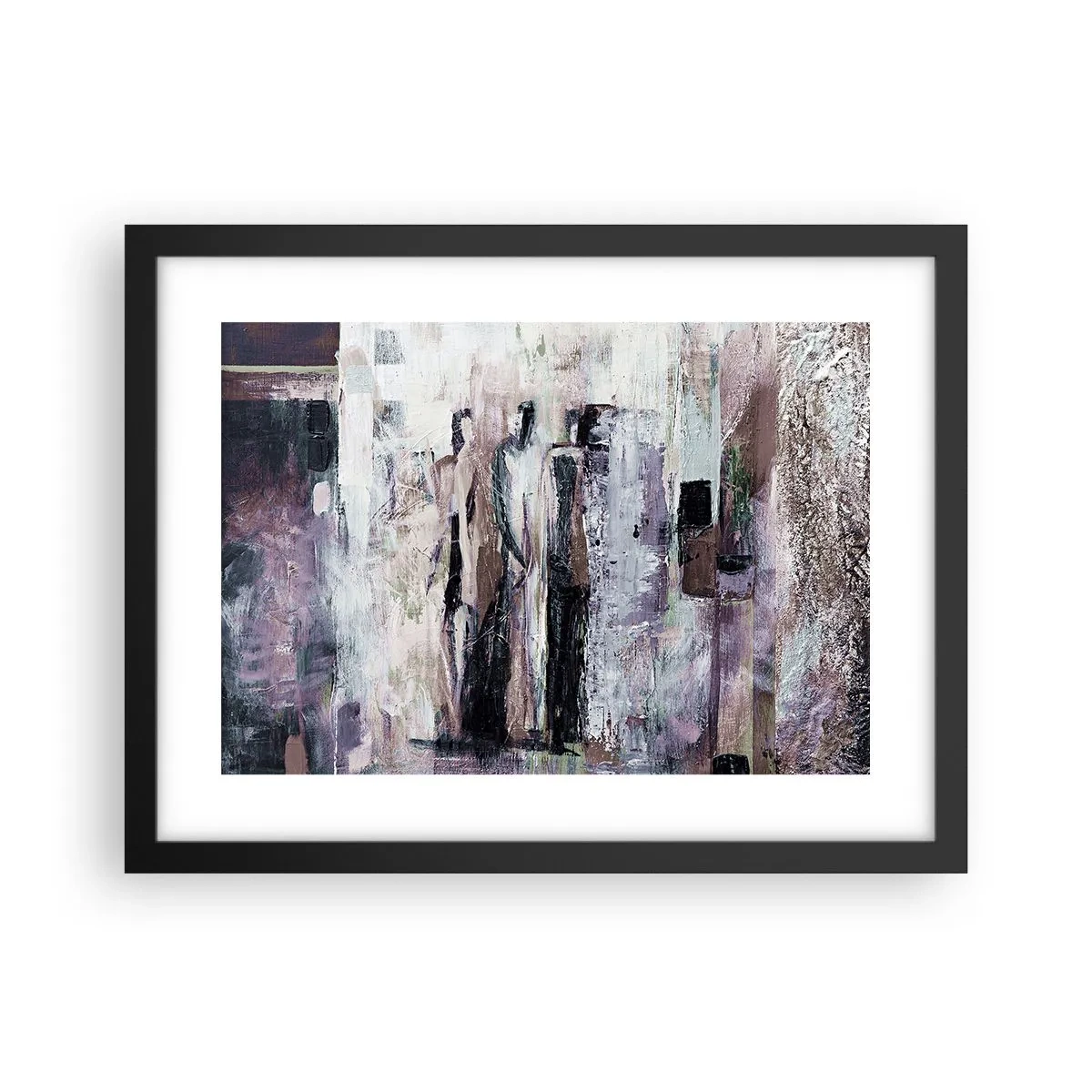 Poster in black frame - Mysterious Trio - 40x30 cm