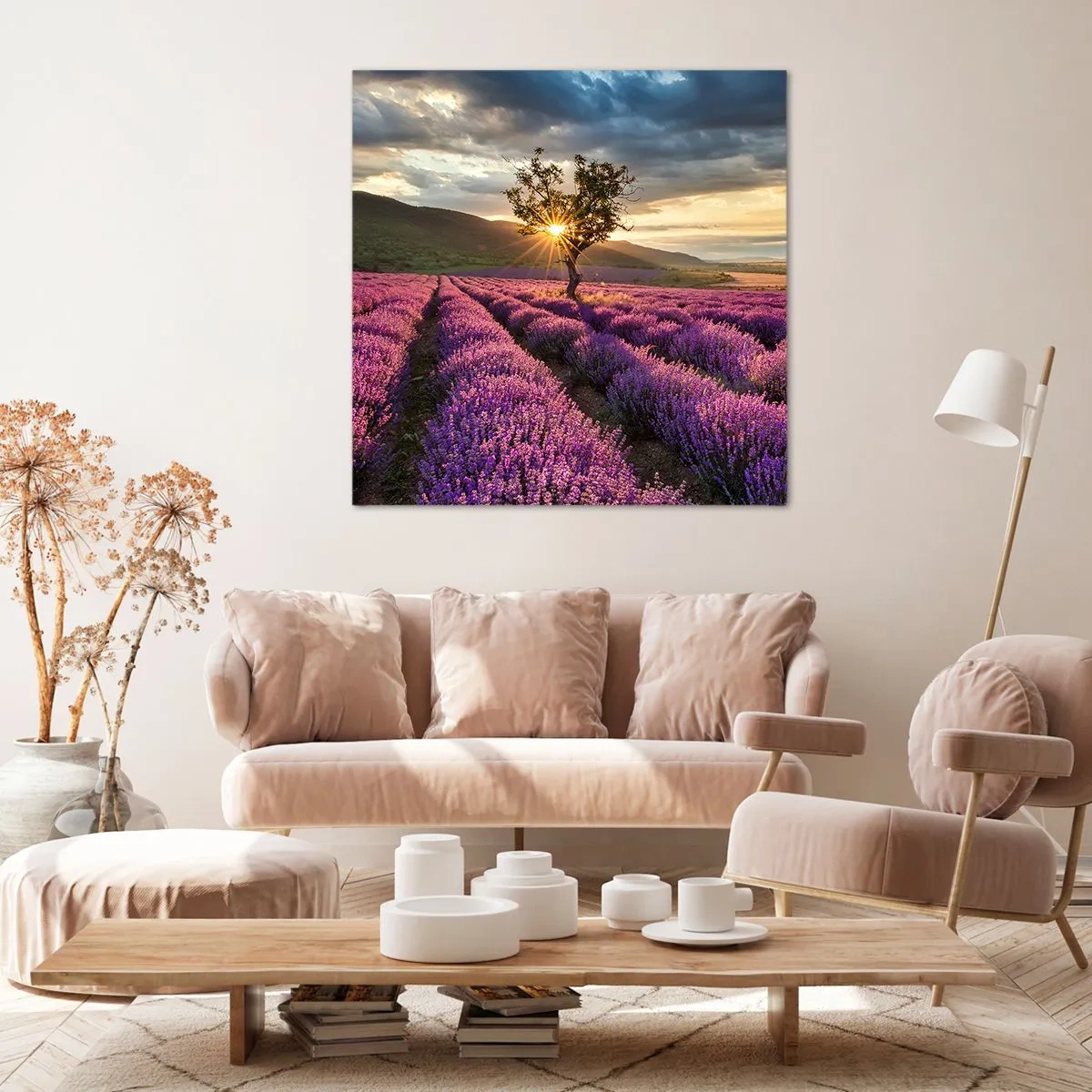 Canvas picture - Lilac Coloured Aroma - 40x40 cm
