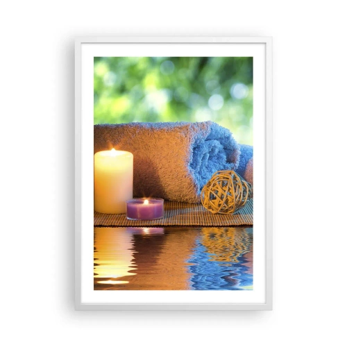 Poster in white frmae - Time for the Body - 50x70 cm