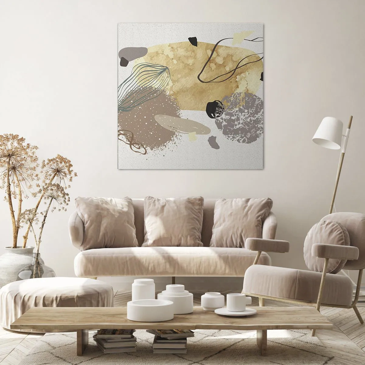 Canvas picture - Applied Splashing - 70x70 cm