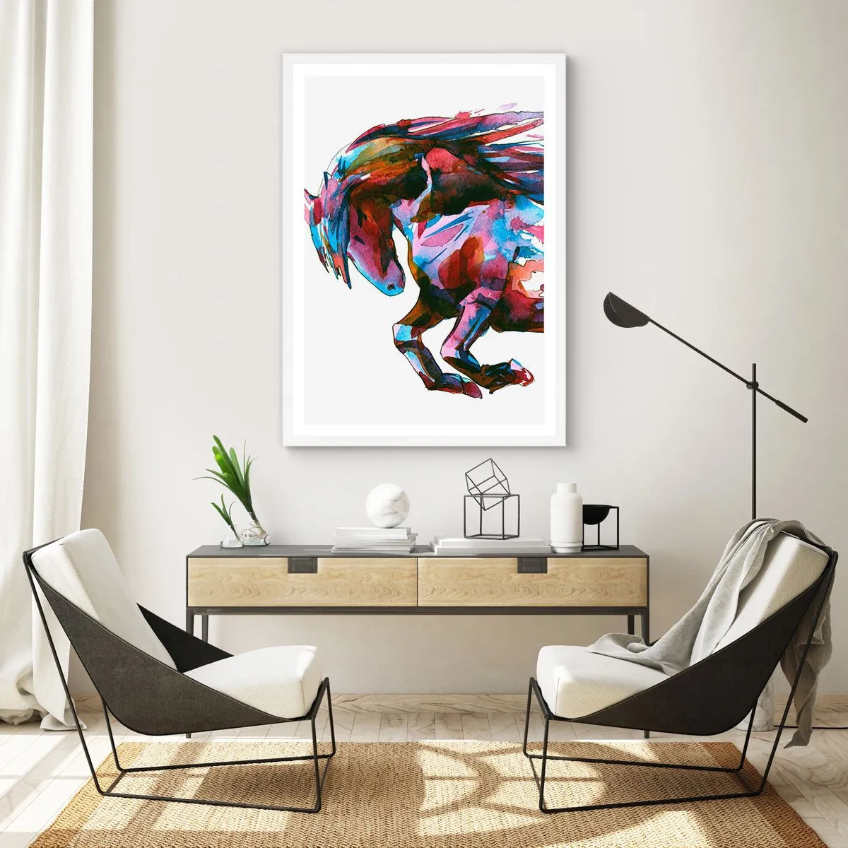 Poster in white frmae - In Elation - 61x91 cm