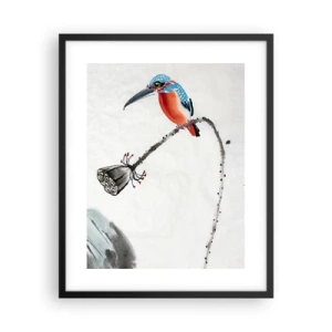 Poster in black frame - Life of a Meadow - 40x50 cm