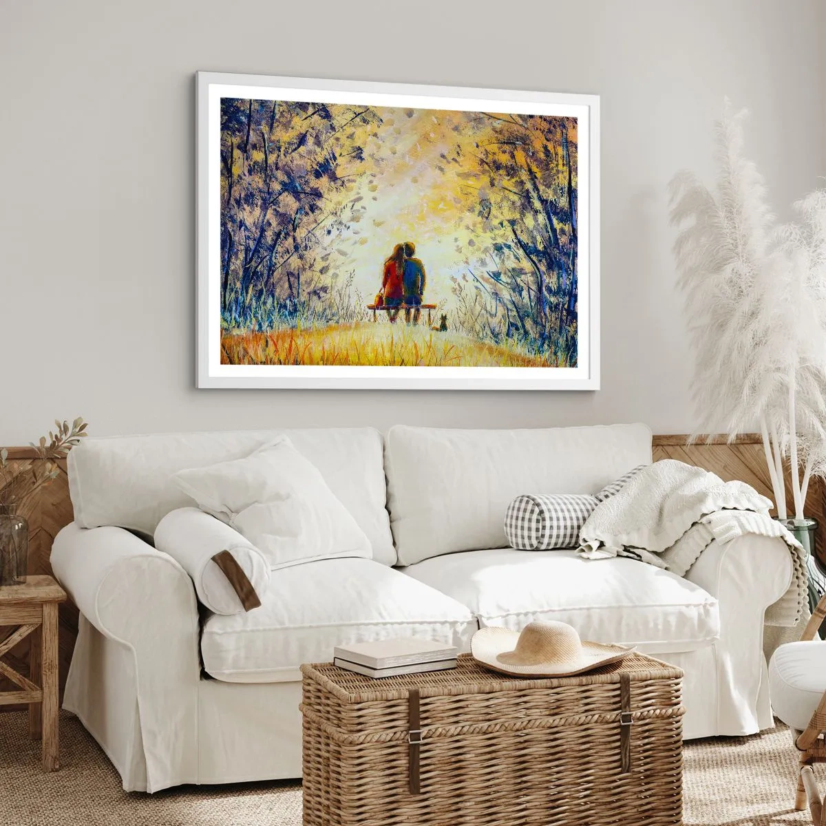 Poster in white frmae - Magical Moment - 50x40 cm
