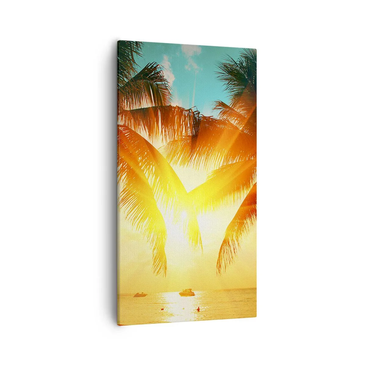 Canvas picture - Exotic Couple - 55x100 cm