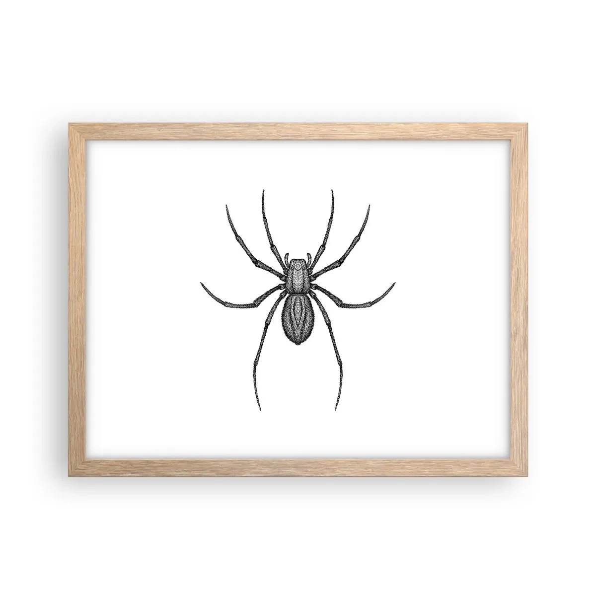 Poster in light oak frame - Disturbing Precision - 40x30 cm