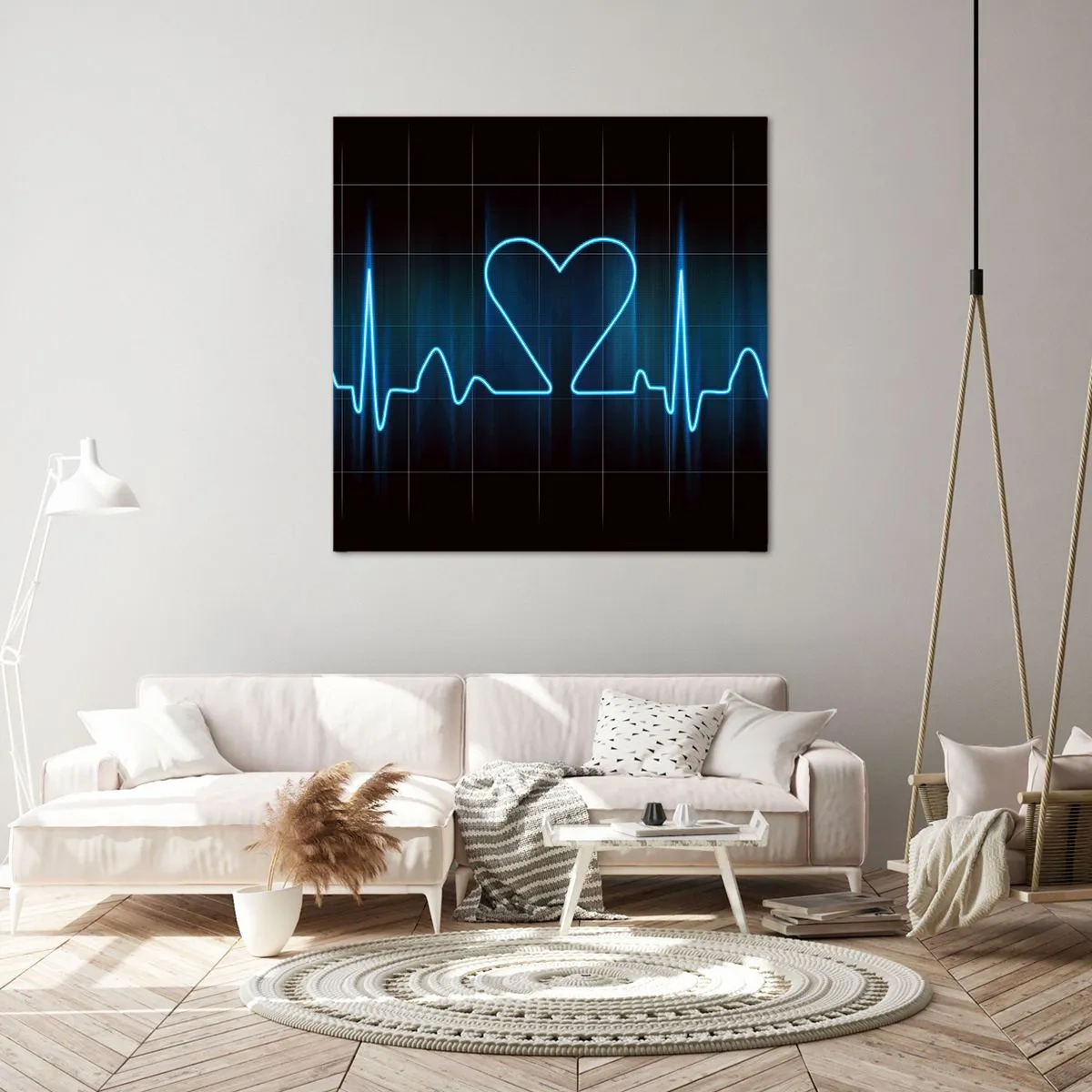 Canvas picture - In a Heartbeat - 50x50 cm