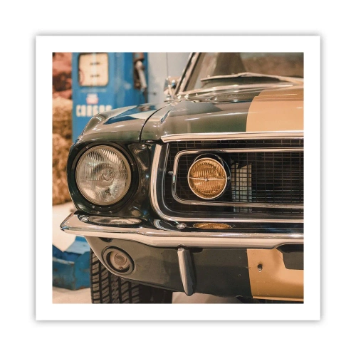 Poster - Encounter with the Legend - 60x60 cm