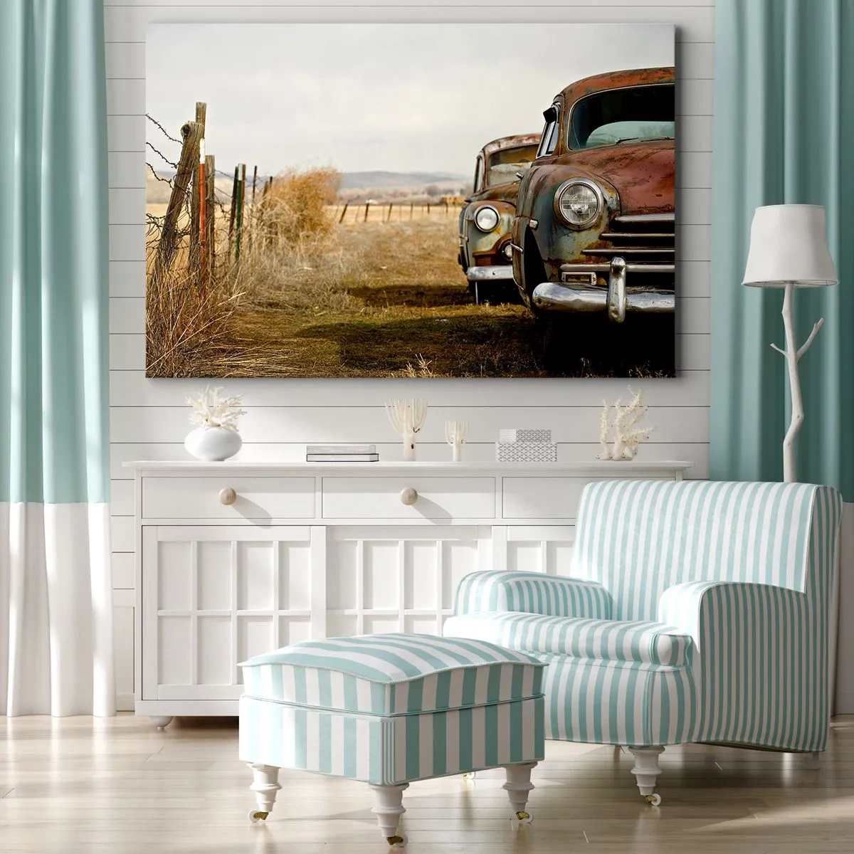 Canvas picture - Deserved Break - 100x70 cm