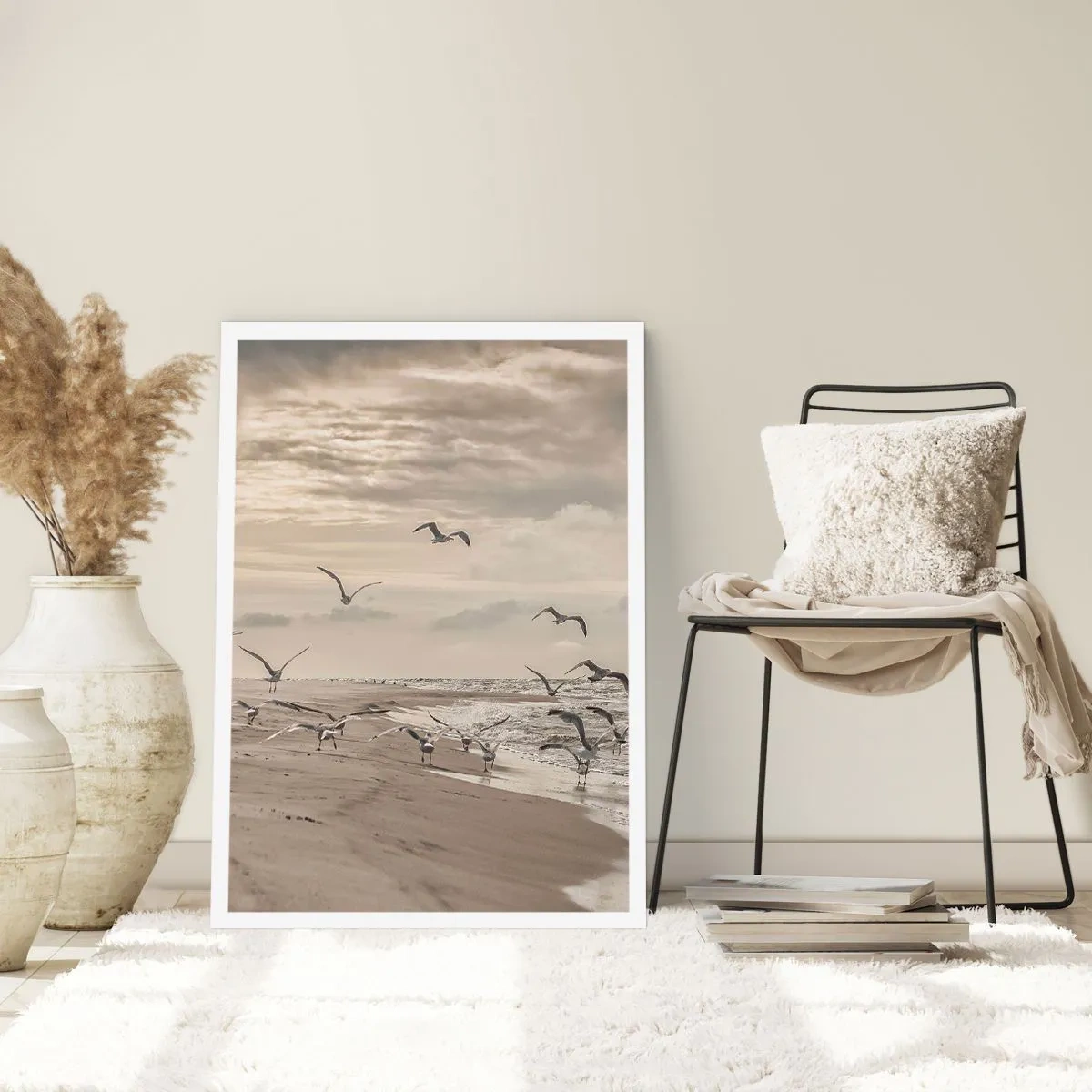 Poster - Sound of the Sea, Singing of the Birds - 50x70 cm