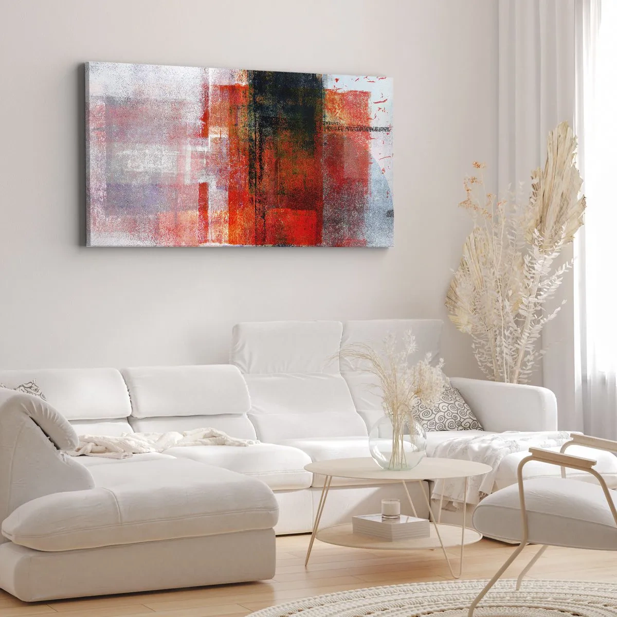 Canvas picture - Glowing Composition - 140x50 cm