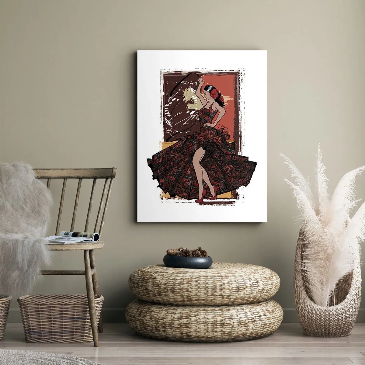 Canvas picture - In the Rhythm of the Heart - 80x120 cm