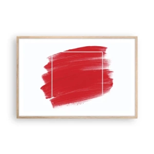 Poster in light oak frame - Without a Frame - 91x61 cm