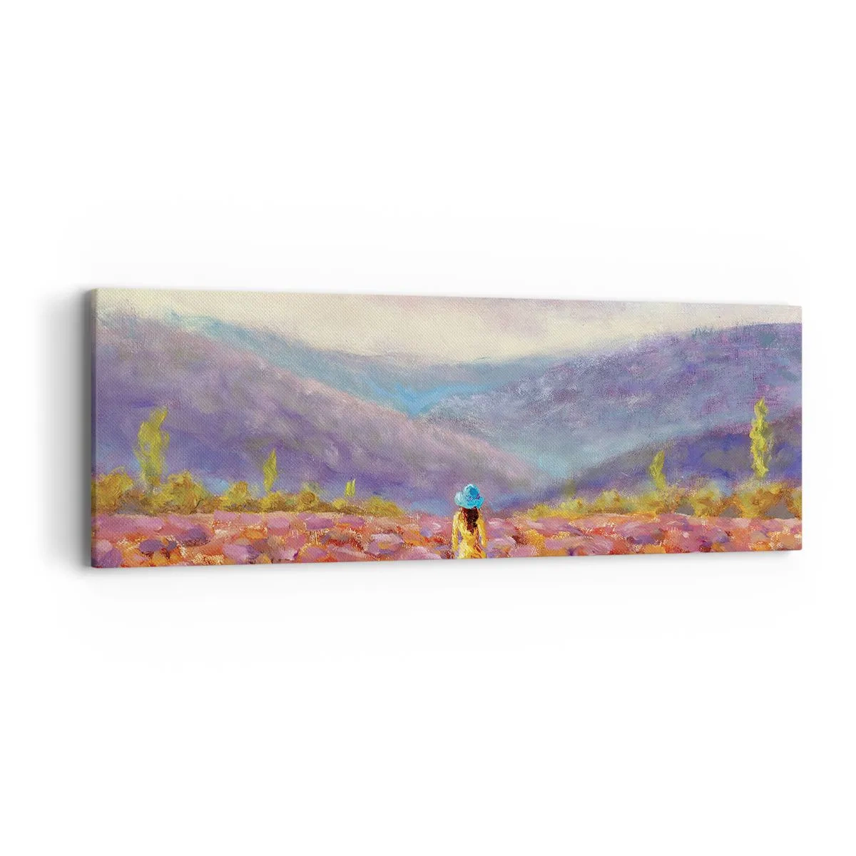Canvas picture - In Lavendar World - 90x30 cm