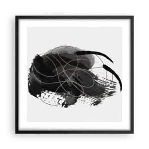Poster in black frame - Made from Black - 50x50 cm