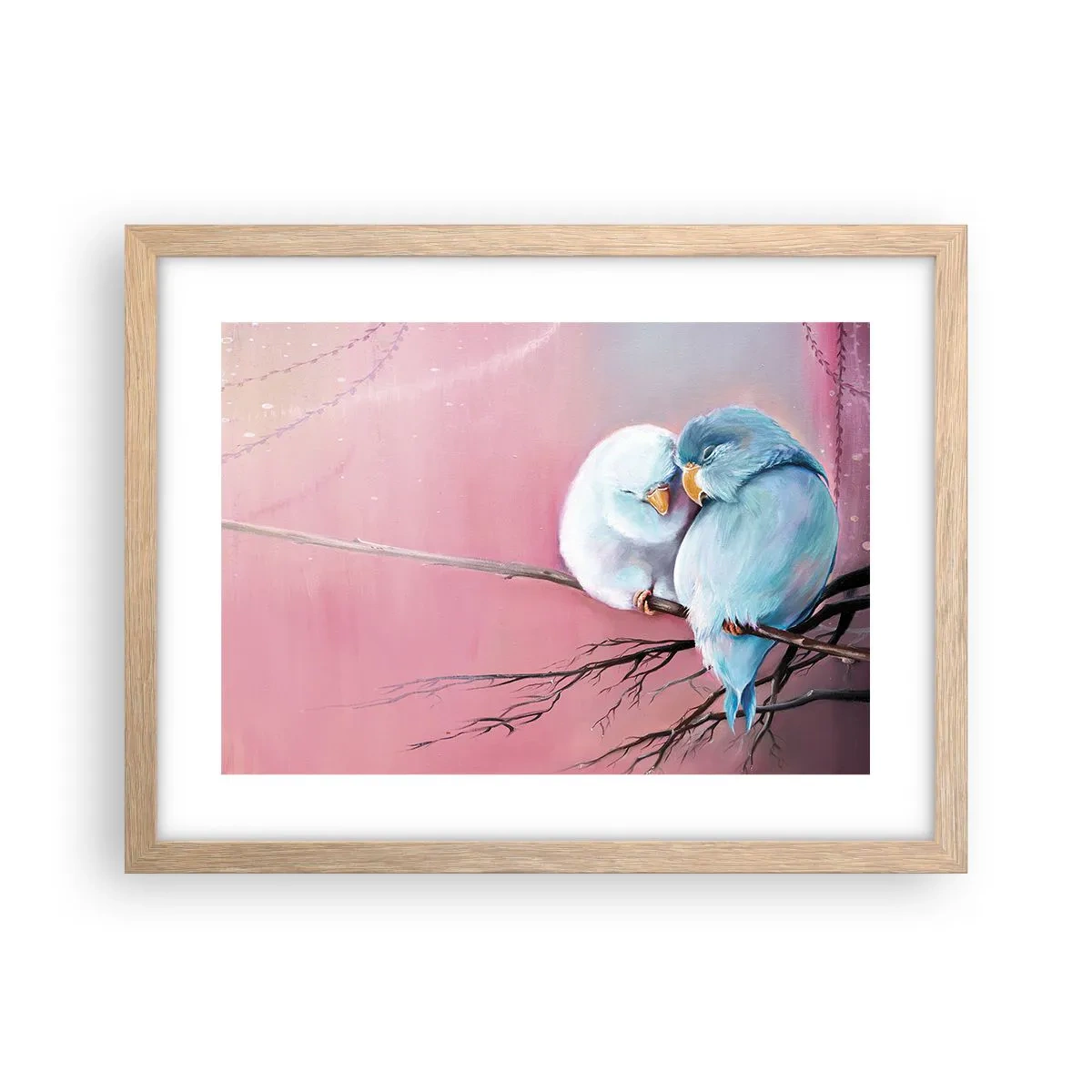 Poster in light oak frame - What Can We Add? - 40x30 cm