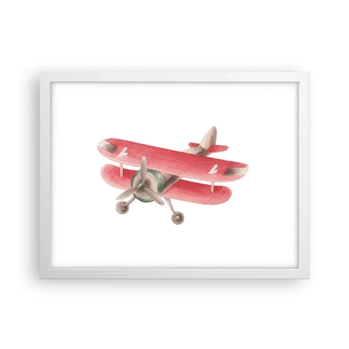 Poster in white frmae - Ready for High Flghts - 40x30 cm