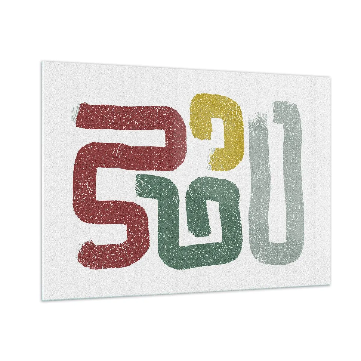 Glass picture - In an Unknown Language - 100x70 cm