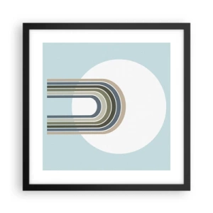 Poster in black frame - Irresistible Attraction - 40x40 cm