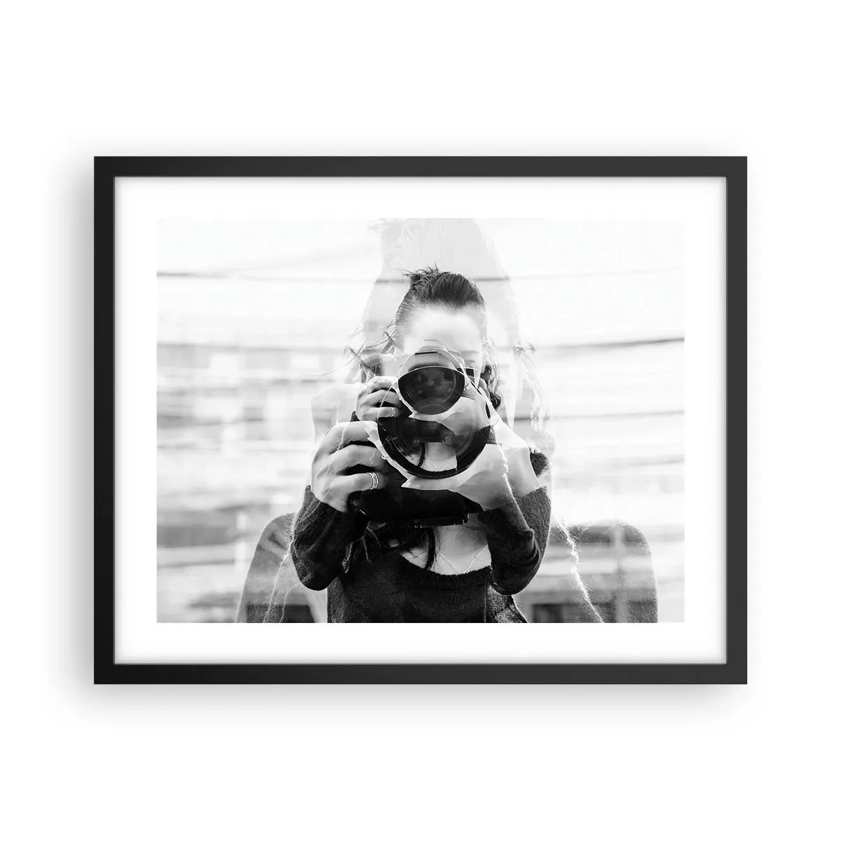 Poster in black frame - Creator and the Creation - 50x40 cm