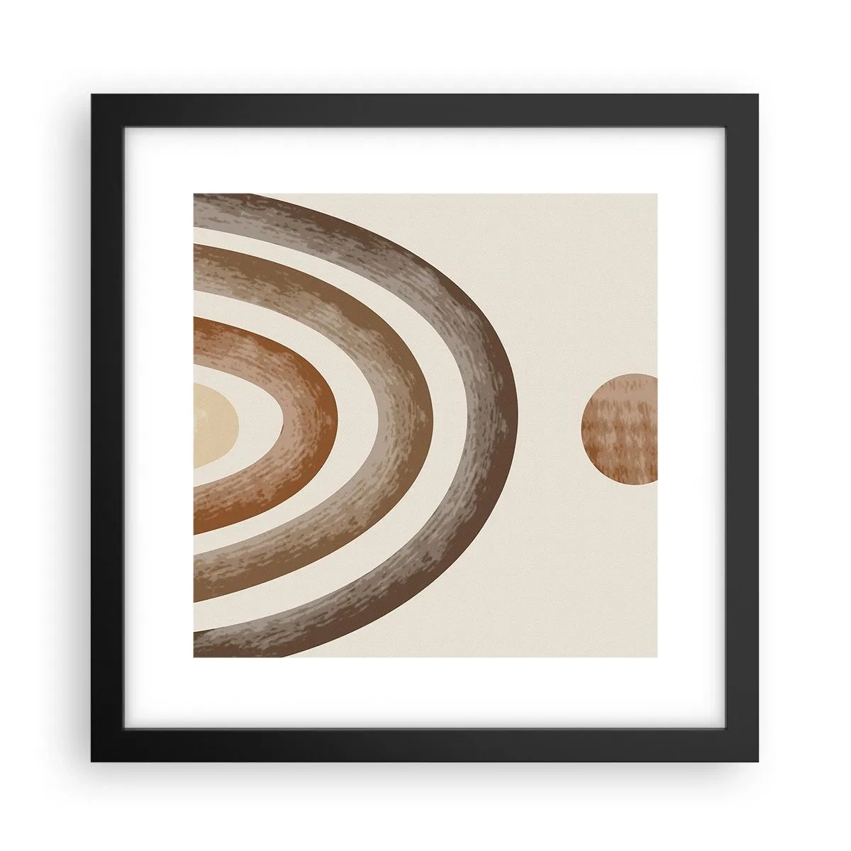 Poster in black frame - In a Distant Galaxy - 30x30 cm