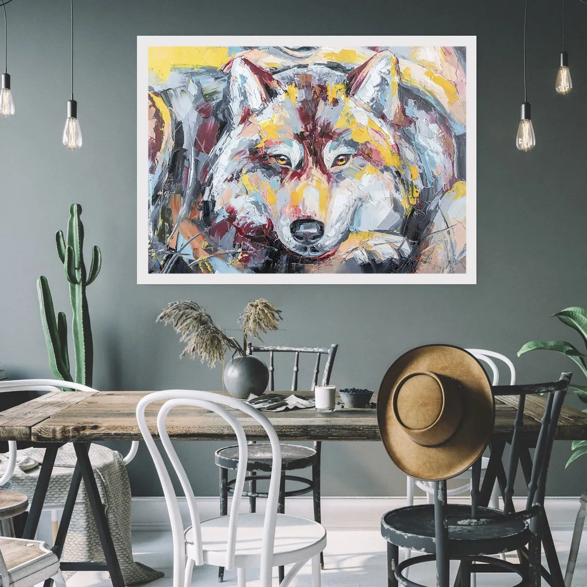 Poster - Wolf Eyes - 70x50 cm
