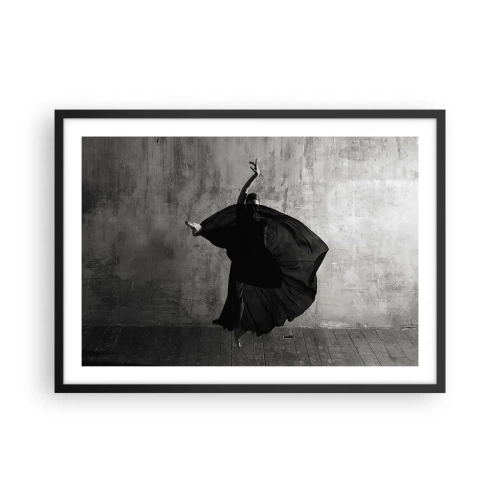 Poster in black frame - Full of Passion - 70x50 cm
