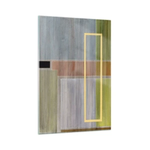Glass picture - Straight and Calm - 70x100 cm