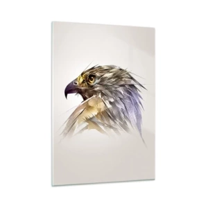 Glass picture - Portrait of a Warrior - 50x70 cm