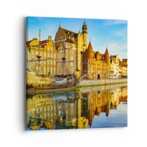 Canvas picture - Mirror Reflection of the Past - 40x40 cm