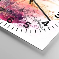 Clock face with numbers