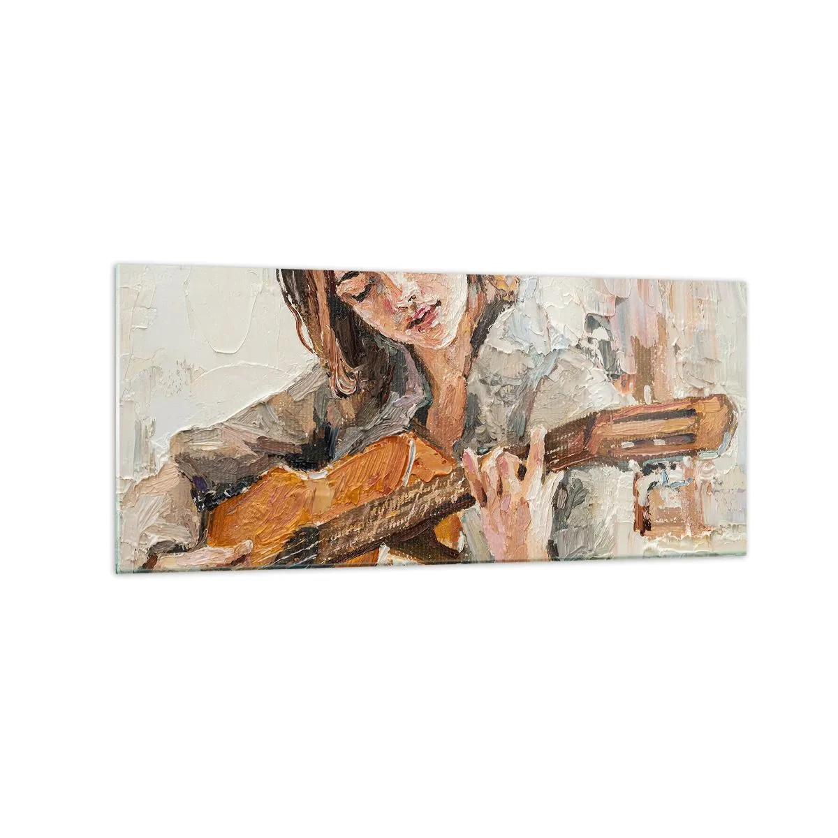 Glass picture - Concert for Guitar and Girly Heart - 120x50 cm