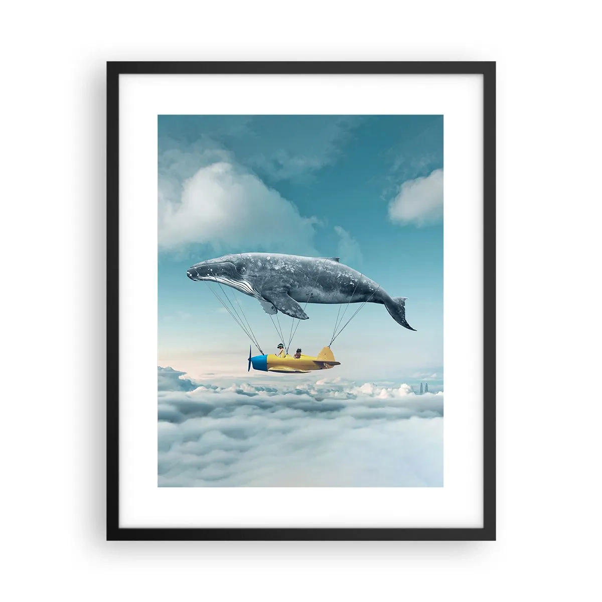 Poster in black frame - Why Not? - 40x50 cm