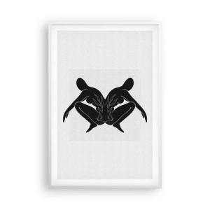 Poster in white frmae - Mutual Soul - 61x91 cm