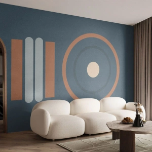 Photo Wallpaper Premium Canvas - The Matter of Things - Abstraction, Piece, Graphics - 100x70 cm