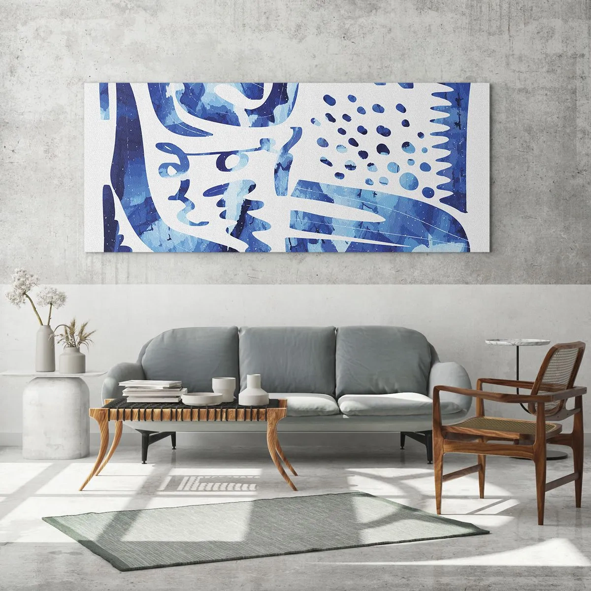 Glass picture - Return to the Roots - 140x50 cm