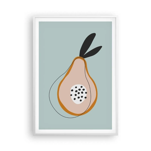 Poster in white frmae - Penetrating the Nature of Things - 70x100 cm